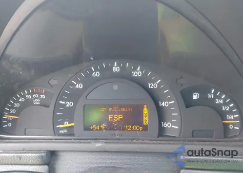 2001 Mercedes-Benz C 320 from USA, damaged, VIN WDBRF64J51F012587